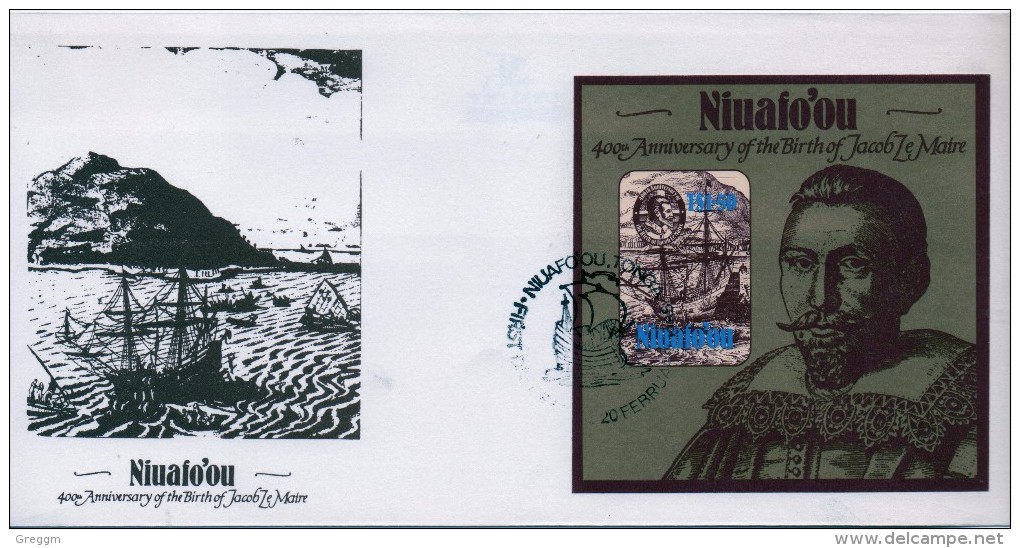 Tonga First Day Cover Celebrating Birth Of Jacob Le Maire. - Tonga (1970-...)