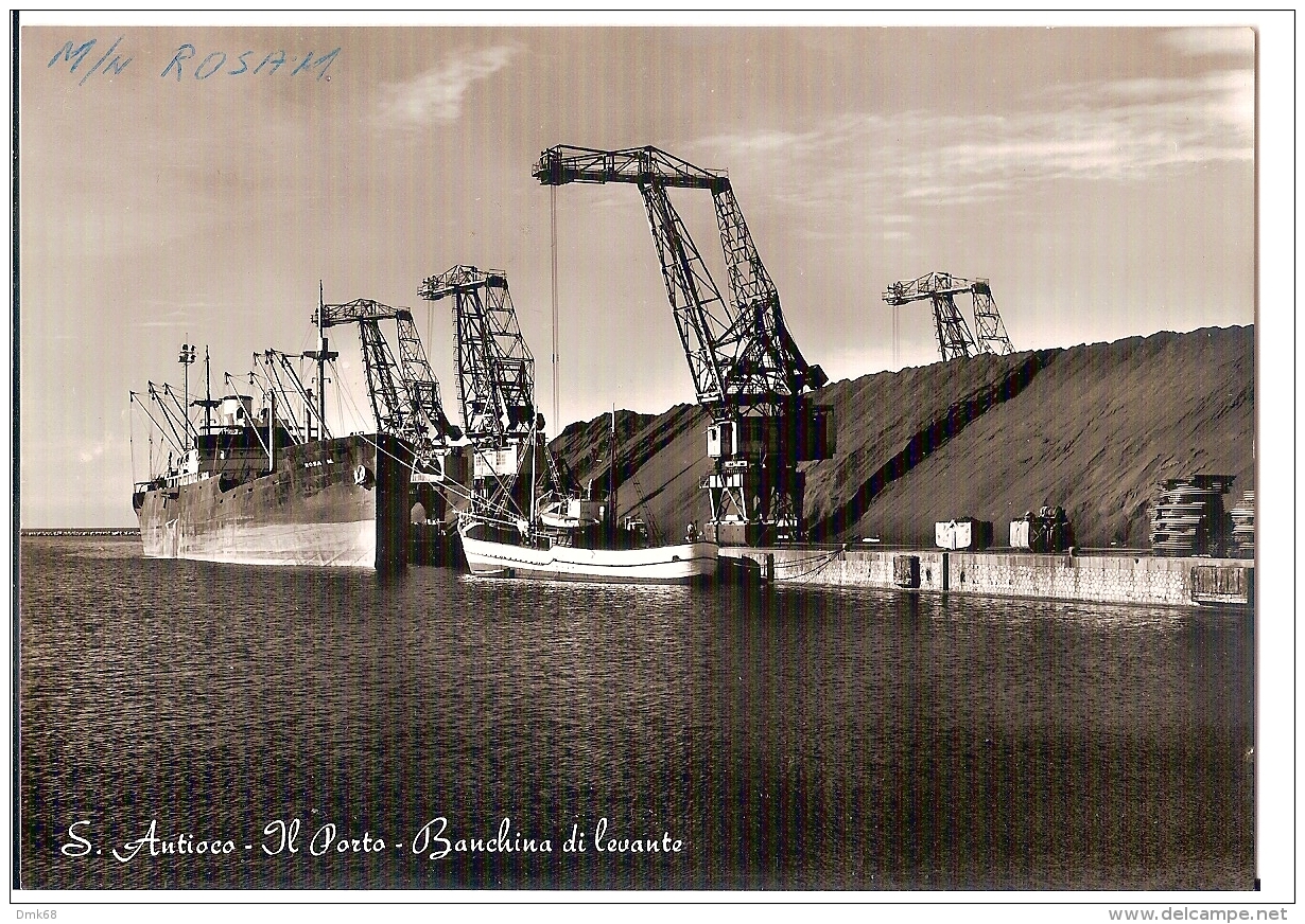 S. ANTIOCO ( CARBONIA / IGLESIAS ) IL PORTO - BANCHINA DI LEVANTE - EDIZ. SENIS - Carbonia