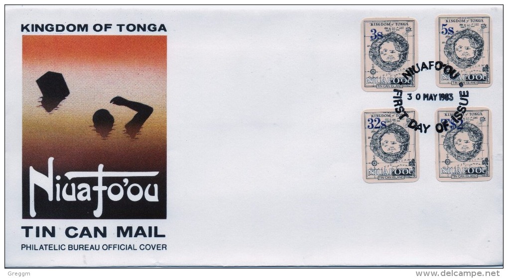 Tonga First Day Cover Celebrating Tin Can Mail. - Tonga (1970-...)