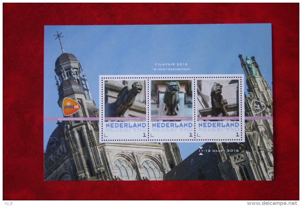 SHEET FILAFAIR DEN BOSCH (1) St Jan 2016 POSTFRIS MNH ** NEDERLAND / NIEDERLANDE / NETHERLANDS - Ongebruikt