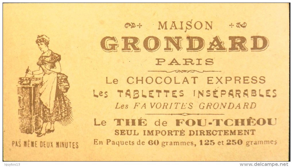 CHROMO & IMAGE - CHOCOLAT GRONDARD Paris - BONNAT , Peintre - En TBE - Other & Unclassified