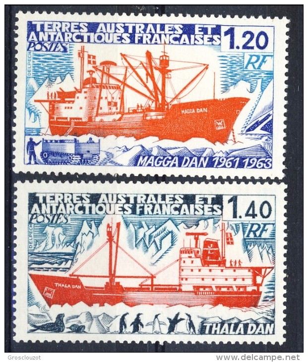 TAAF 1977 Serie N. 66-69 Navi MNH Catalogo € 7,60 - Nuovi