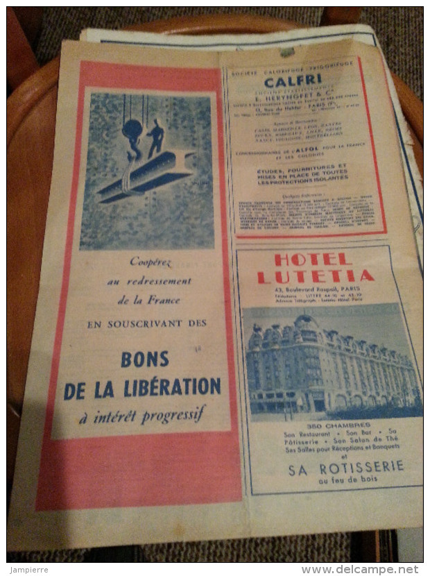 Marine Nationale, Mer Et Outre-mer - N°26 Décembre 1946 - 24 Pages - Bateau