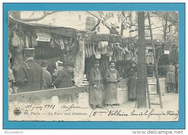 CPA 80 - La Foire Aux Jambons Bld Voltaire Lors De La Foire Au Trône  PARIS - Petits Métiers à Paris