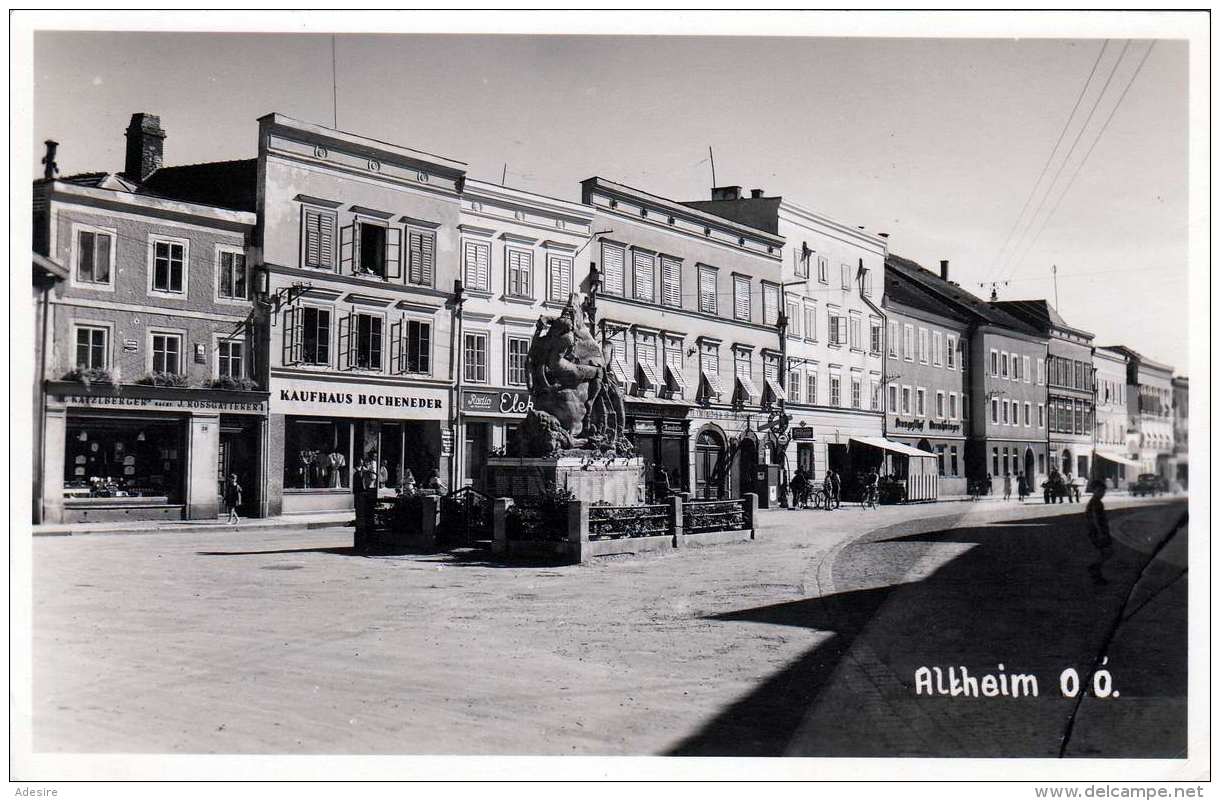 ALTHEIM In O.Ö., Hauptplatz, Gel.1956 - Altheim