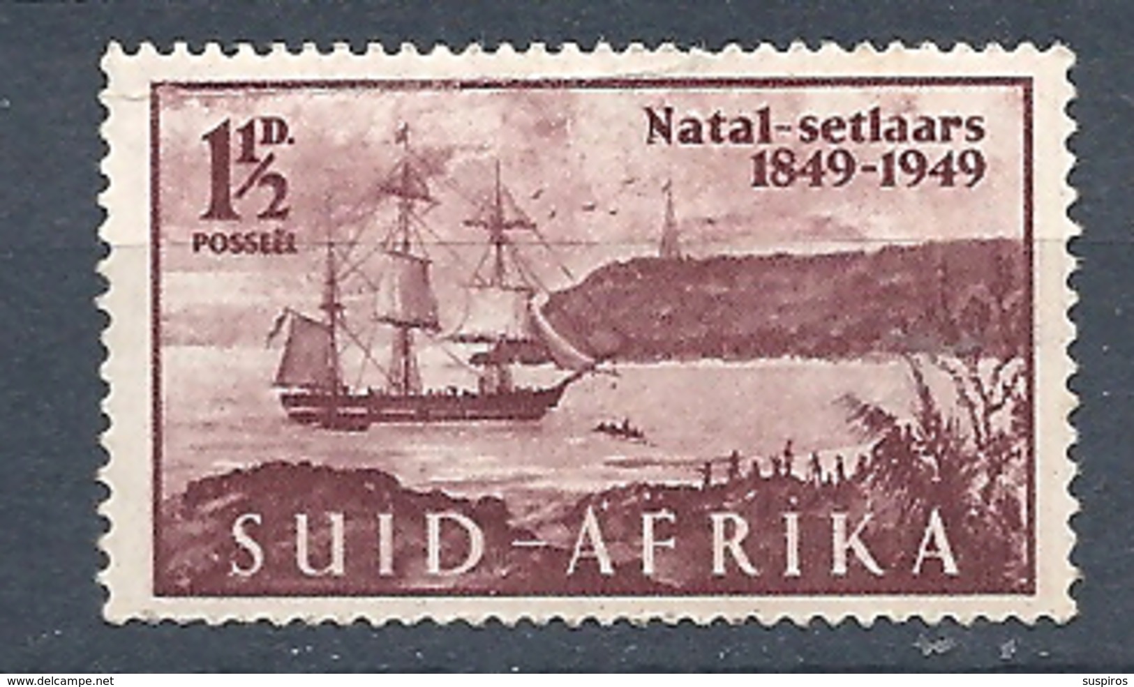 Sud Africa  -  1949 The 100th Anniversary Of The Arrival Of British Settlers In Natal MNH - Nuovi