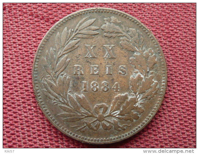 PORTUGAL Monnaie De 20 Reis 1884 - Portugal