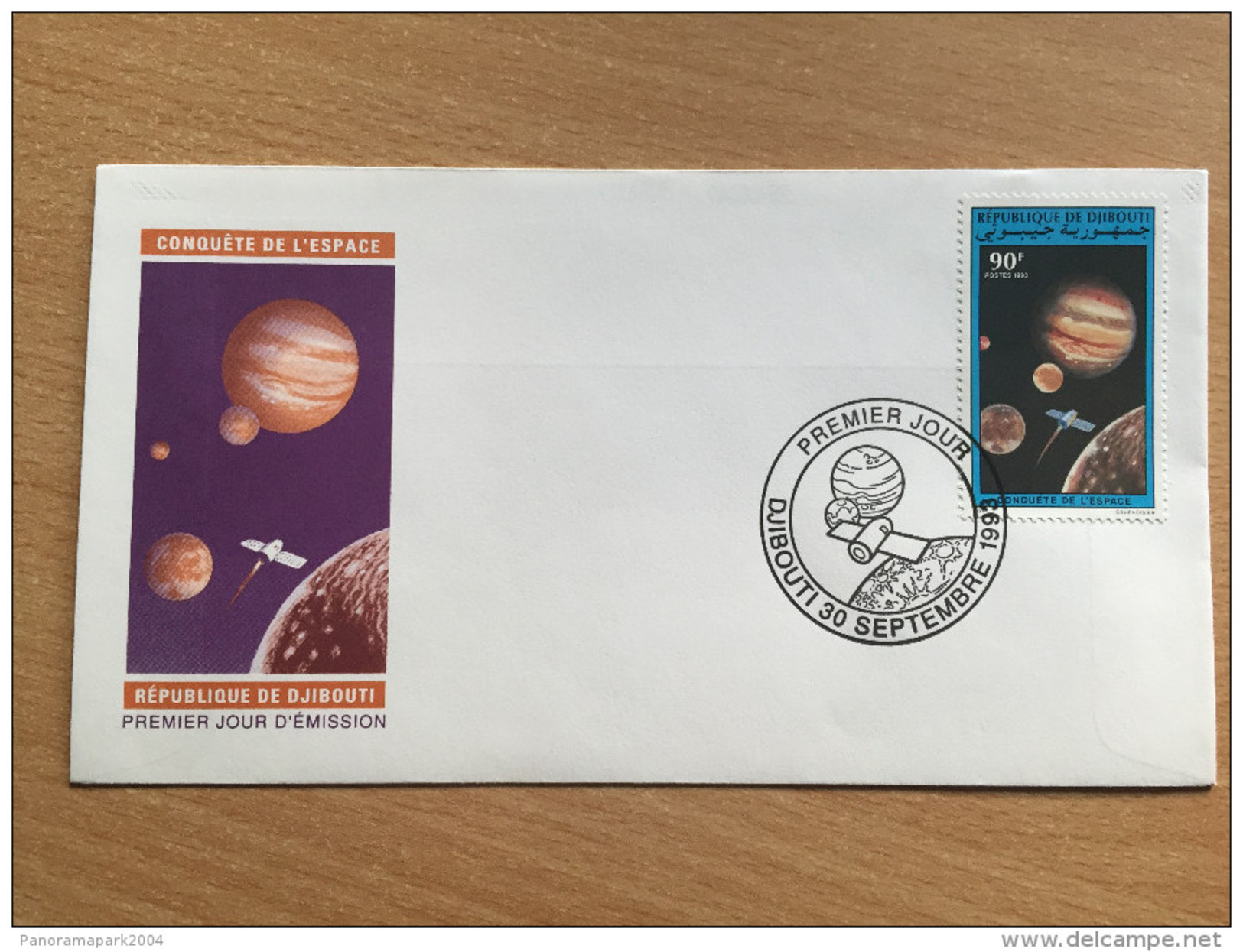 Djibouti Dschibuti 1993 FDC Conquête De L'Espace Space Conquest Raumfahrt Mi. 586 - Dschibuti (1977-...)