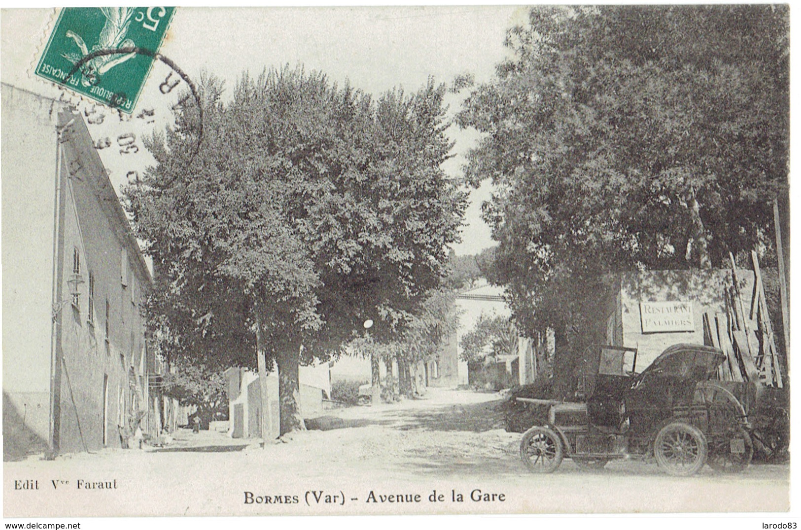 83 BORMES  Avenue De La Gare, Automobile - Bormes-les-Mimosas