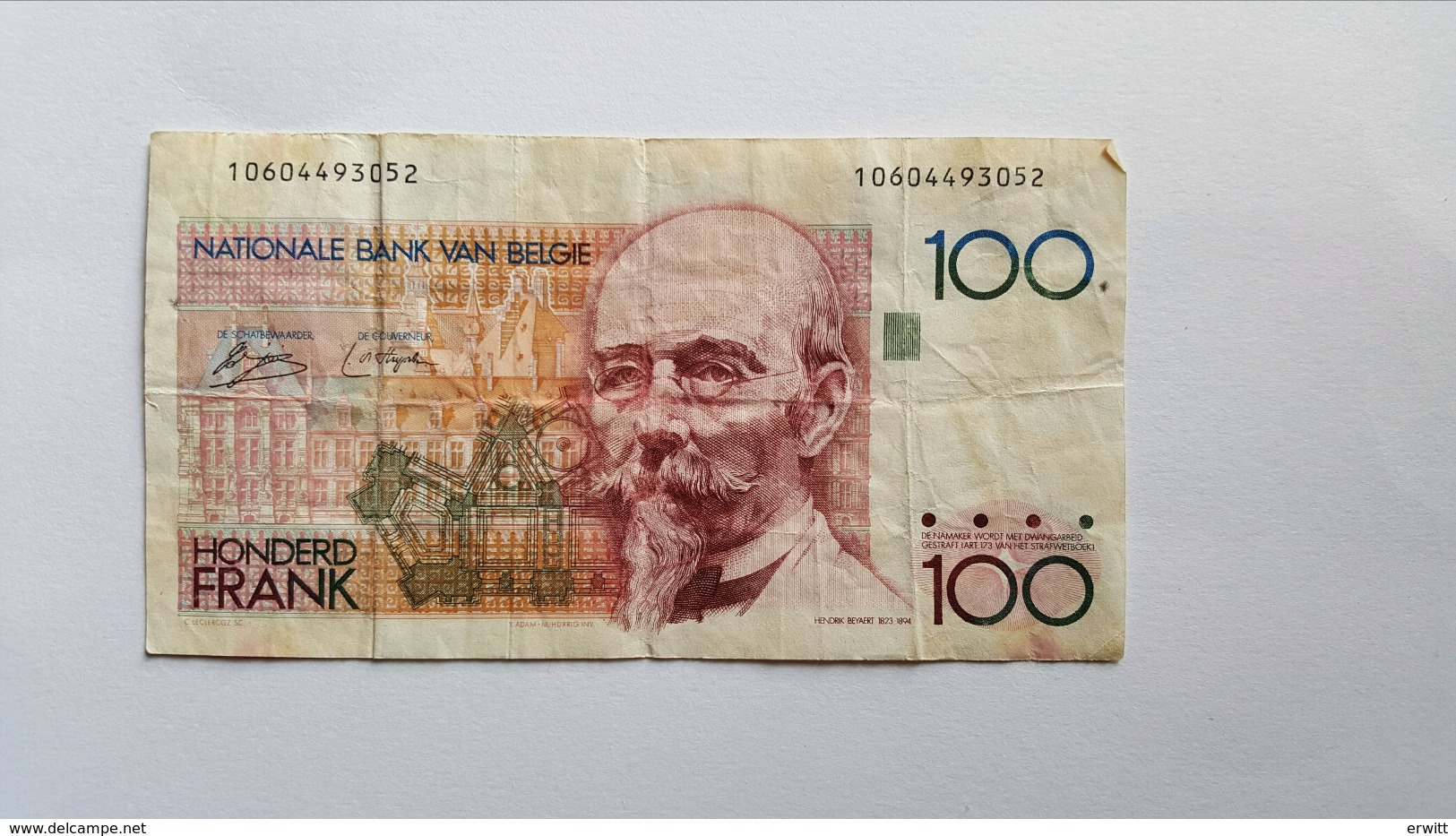 BELGIO 100 FRANCS - 100 Francs