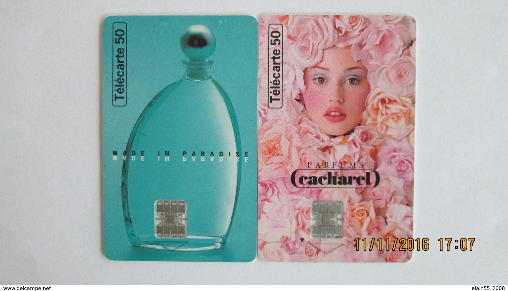 2 TELECARTES CACHAREL - Perfume