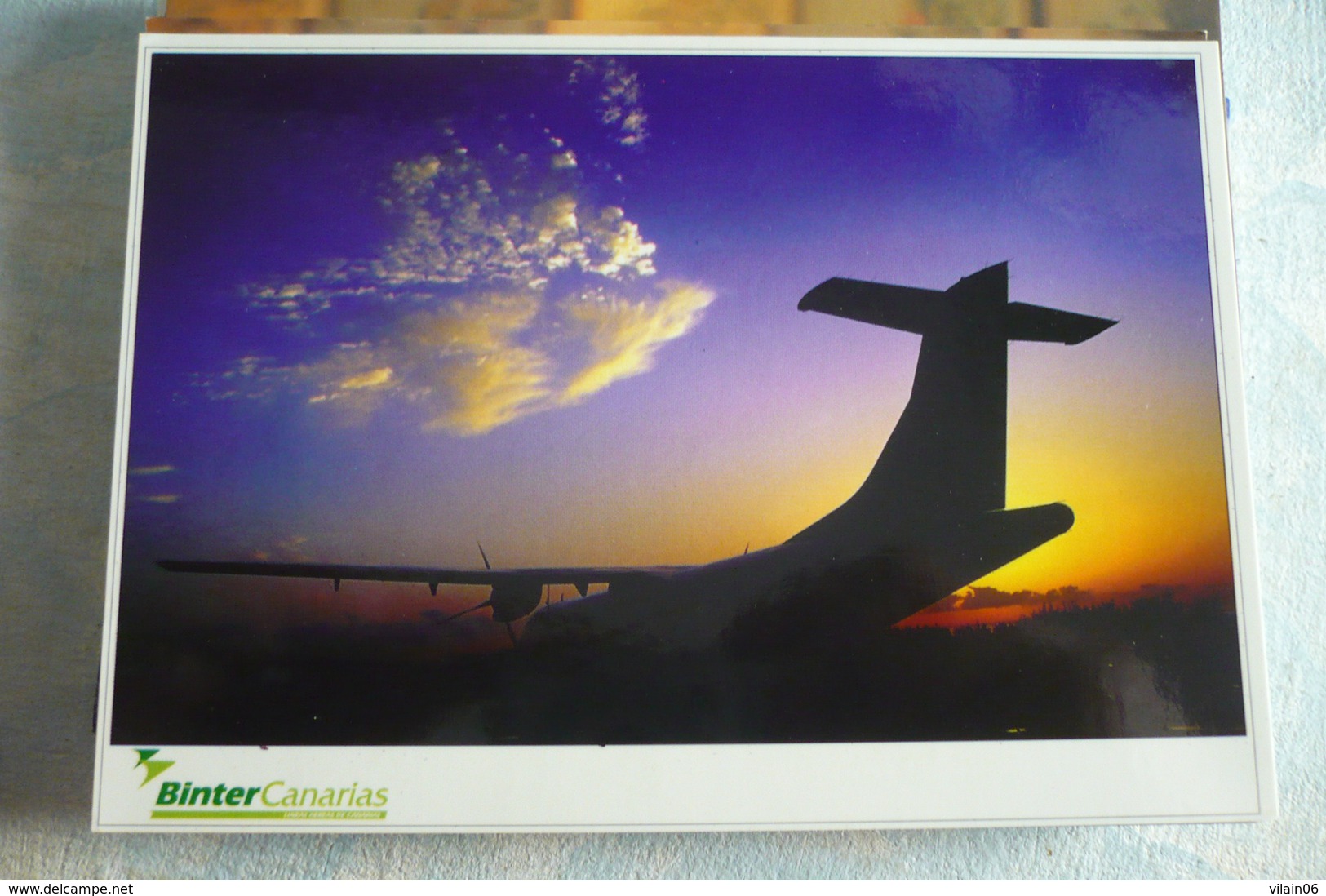 AIRLINE ISSUE / CARTE COMPAGNIE     BINTER CANARIAS   ATR - 1946-....: Ere Moderne