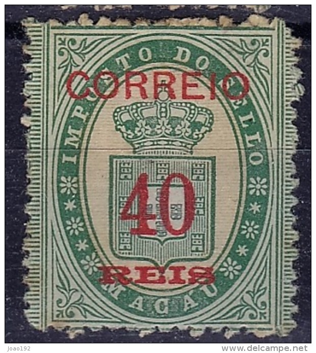 MACAU - 1887  - AFINSA Nº 31 - Pequenos Pontos De Oxido - Nuevos