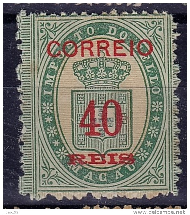 MACAU - 1887  - AFINSA Nº 31 - Pequenos Pontos De Oxido - Nuevos