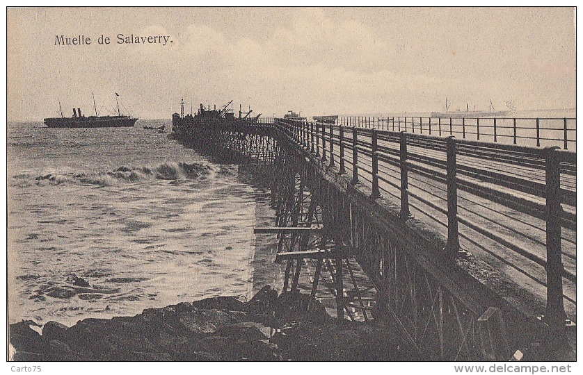 Pérou Peru - Salaverry - Muelle - Jetée Port - Editor Naranjo Y Cia Lima - Pérou