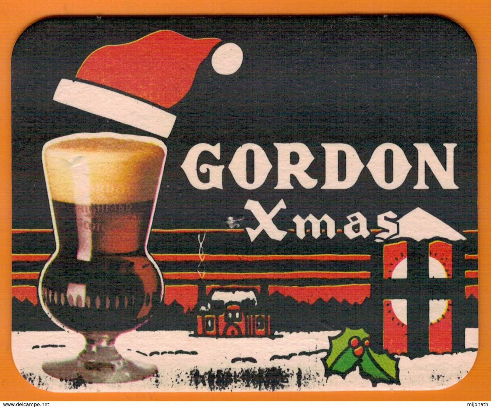 Ac-Sous Verres (bocks) Gordon Xmas - Beer Mats