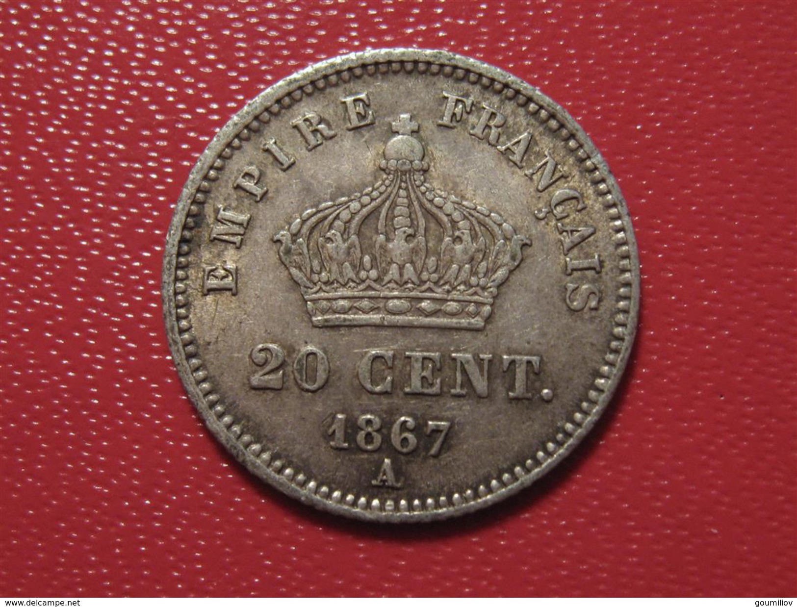 20 Centimes Napoléon III 1867 A Paris 0761 - 20 Centimes