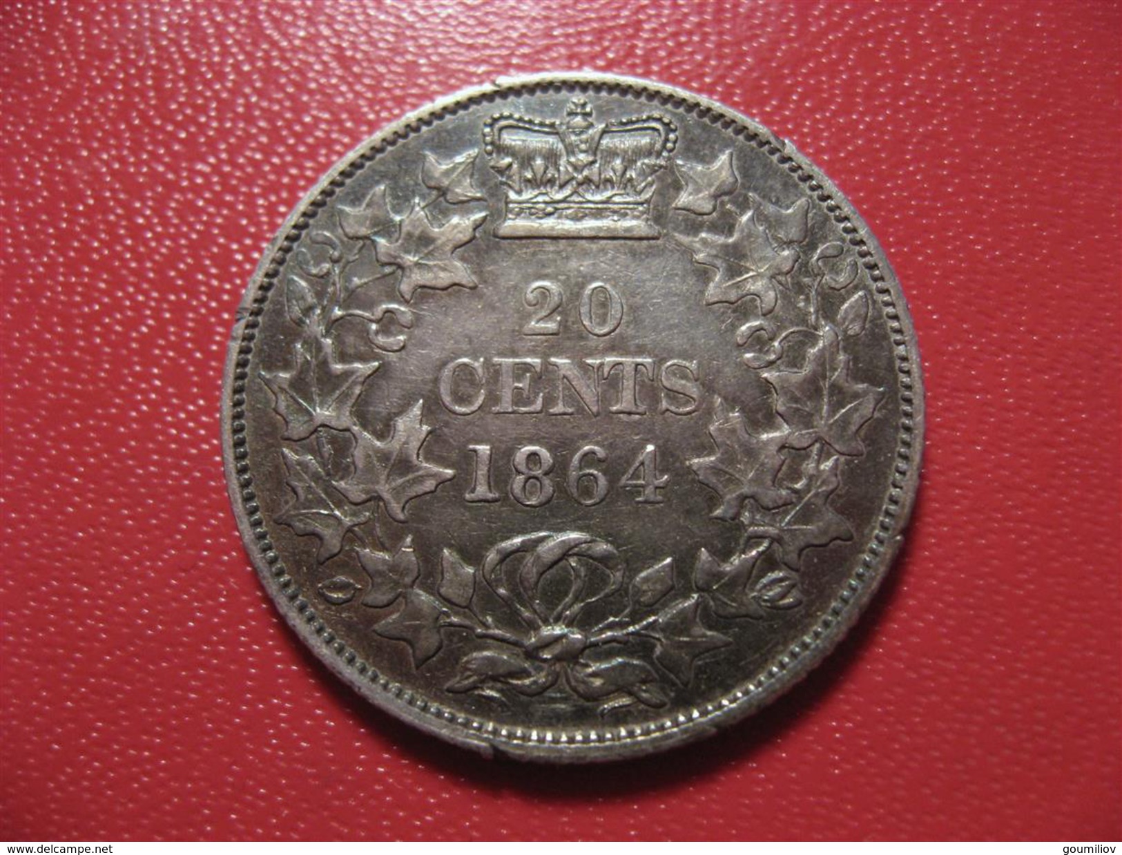 Canada - New Brunswick - 20 Cents 1864 - Magnifique Patine Multicolore 0852 - Canada