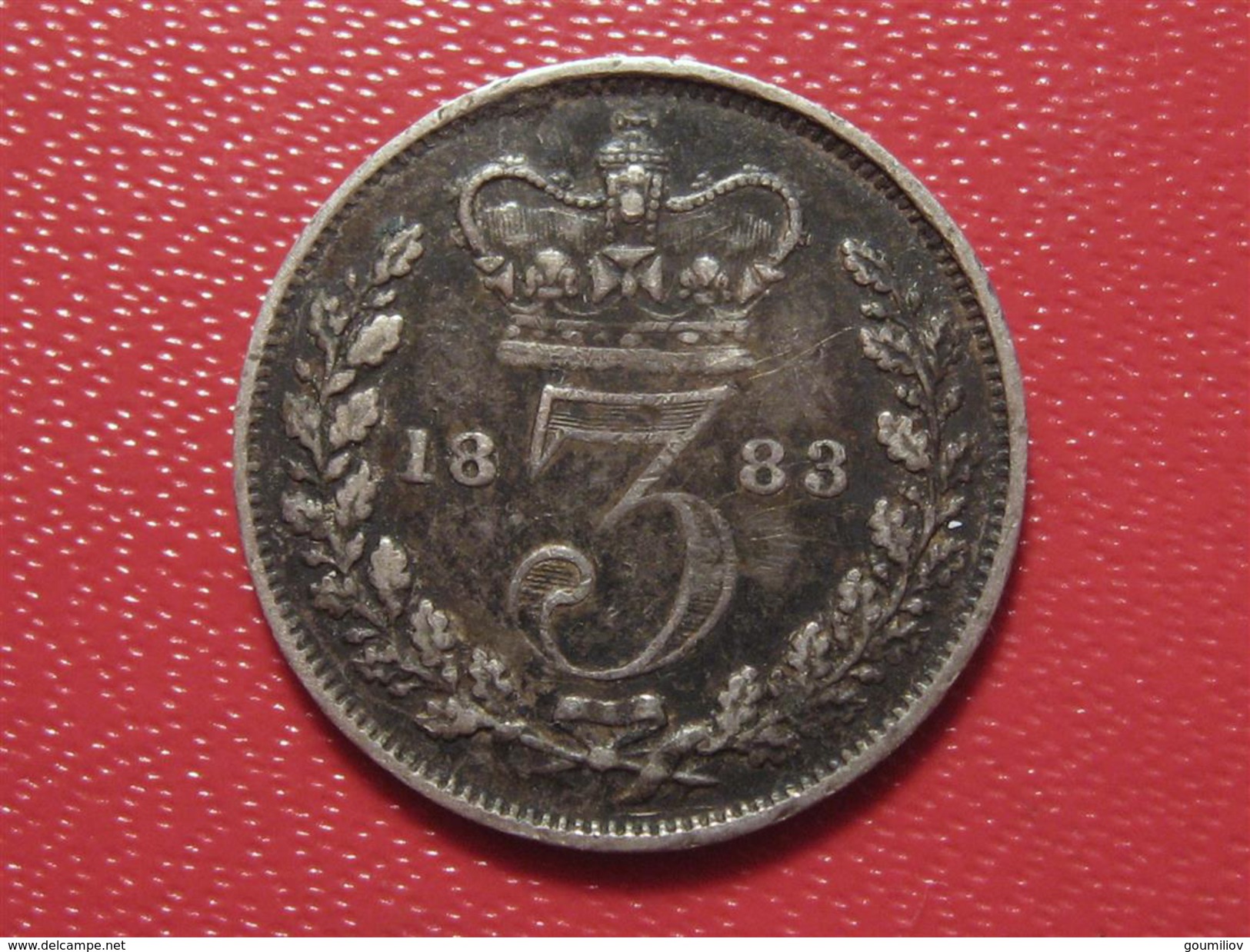 Grande-Bretagne - UK - 3 Pence 1883 Victoria 0798 - F. 3 Pence