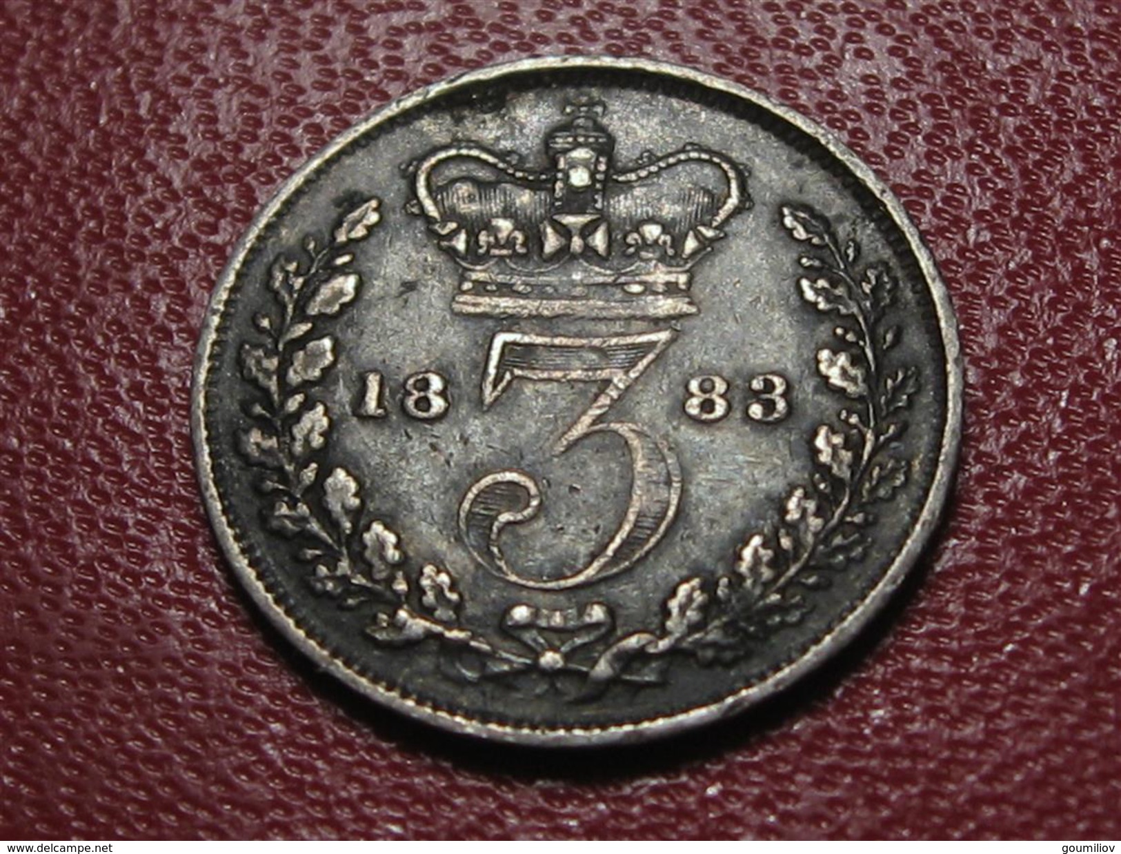 Grande-Bretagne - UK - 3 Pence 1883 Victoria 0798 - F. 3 Pence