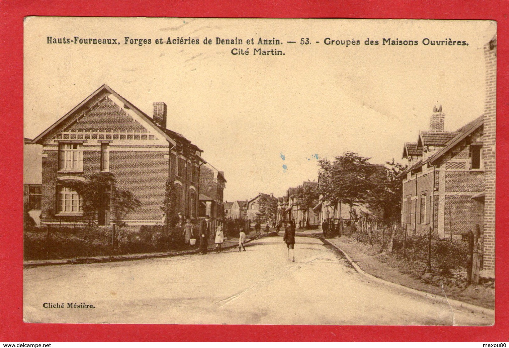 Hauts Fourneaux,Forges Et Aciéries De DENAIN Et ANZIN - Groupes Des Maisons Ouvrières - Cité Martin - - Anzin