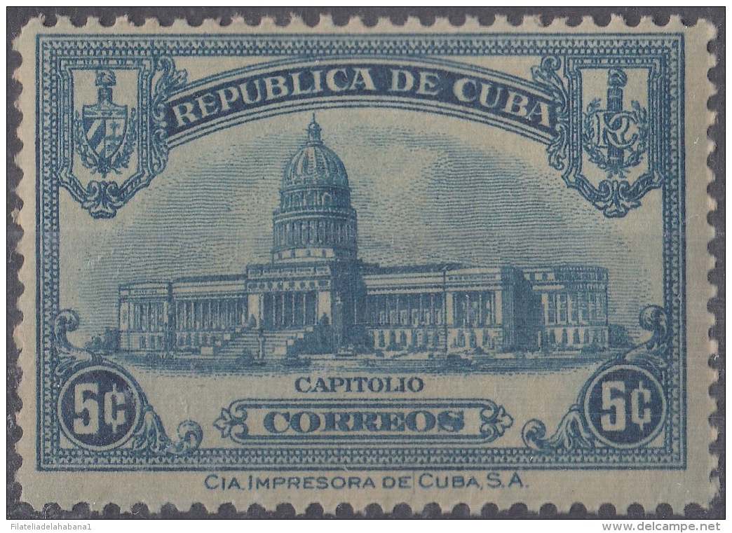 1929-52 CUBA REPUBLICA. 1929. Ed.236. 5c CAPITOLIO NACIONAL. CAPITOL. MNH. - Neufs