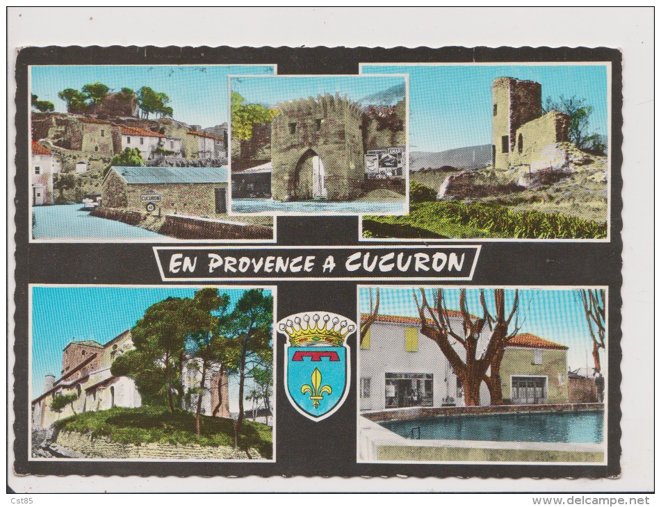 CPSM Grand Format - EN PROVENCE A CUCURON - Multivues - Autres & Non Classés