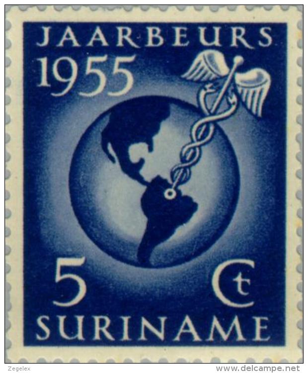 Suriname 1955 Jaarbeurs Te Paramaribo - NVPH 323 MNH** Postfris - Suriname ... - 1975