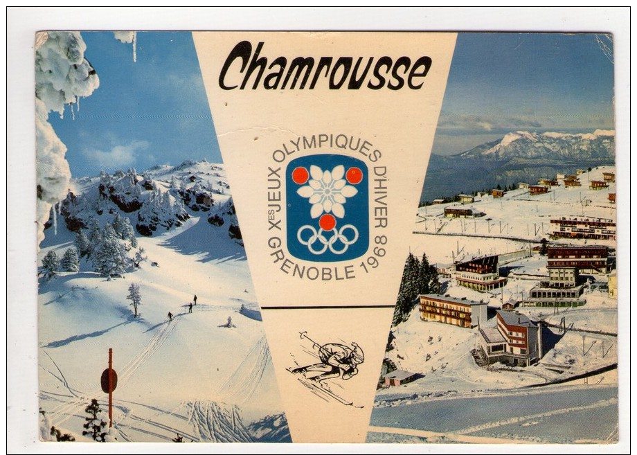 CP 10*15-ZB569-CHAMROUSSE MULTIVUES JEUX OLYMPIQUES GRENOBLE 1968 - Chamrousse