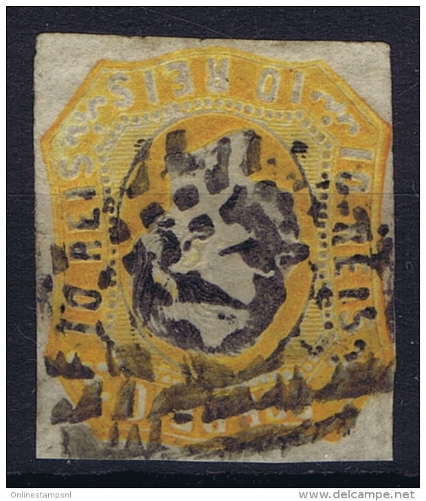 Portugal 1862 Mi Nr 13  Yv Nr 14 Used - Gebruikt