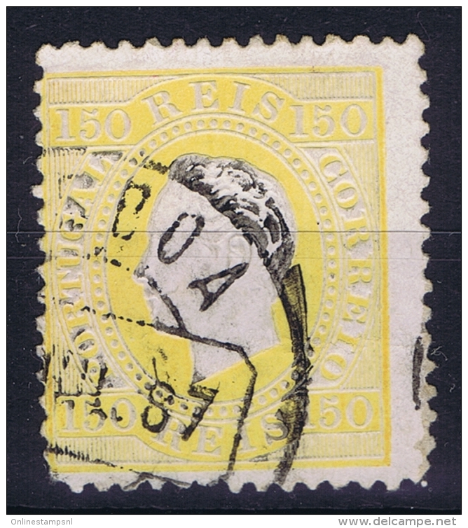 Portugal 1870 Mi Nr 43xc  Yv Nr 47b Used  Perfo 13.50 - Oblitérés