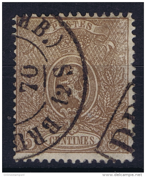 Belgium 1866  OPB Nr 25 Used - 1866-1867 Blasón