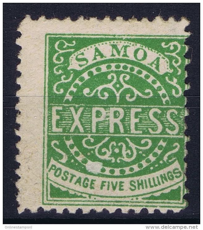 Samoa 1877 SG  9  MH/* Falz/ Charniere Line Broken  Perfo 12   CV  3750 UKP - Samoa