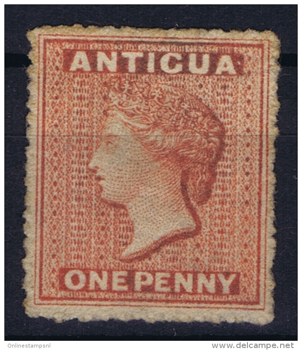 Antigua SG  5  Not Used (*) SG   Watermark Star - 1858-1960 Colonia Britannica