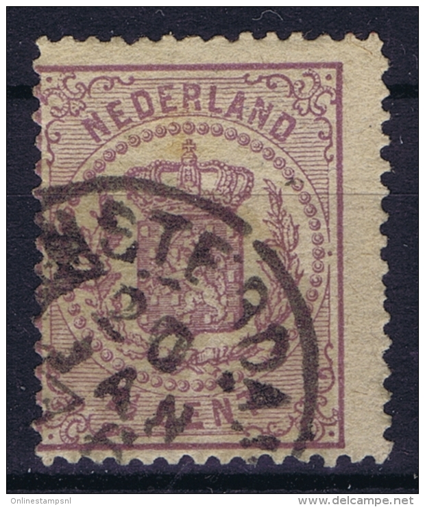 Netherlands NVPH 18 Cancelled  1869 - Usati