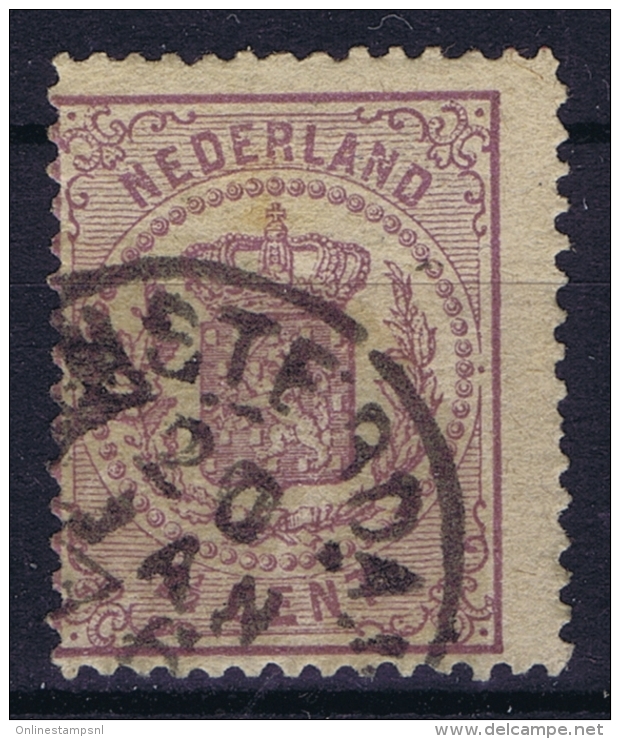 Netherlands NVPH 18 Cancelled  1869 - Used Stamps