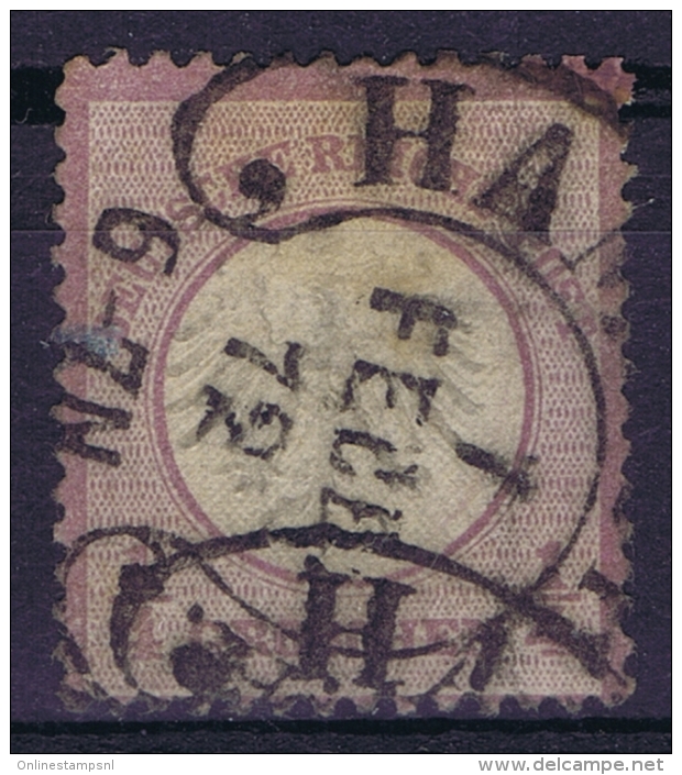 Deutsche Reich Mi Nr 1 Used 1867  Hufeisenstempel - Used Stamps