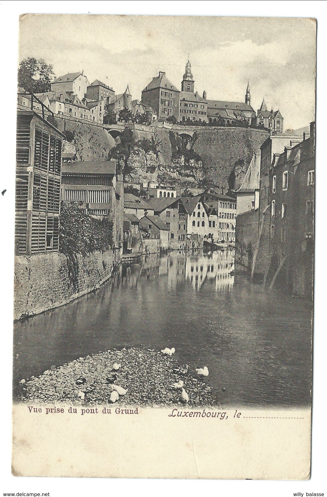 +++ CPA - LUXEMBOURG - LUXEMBURG - Vue Prise Du Pont Du Grund  // - Luxembourg - Ville