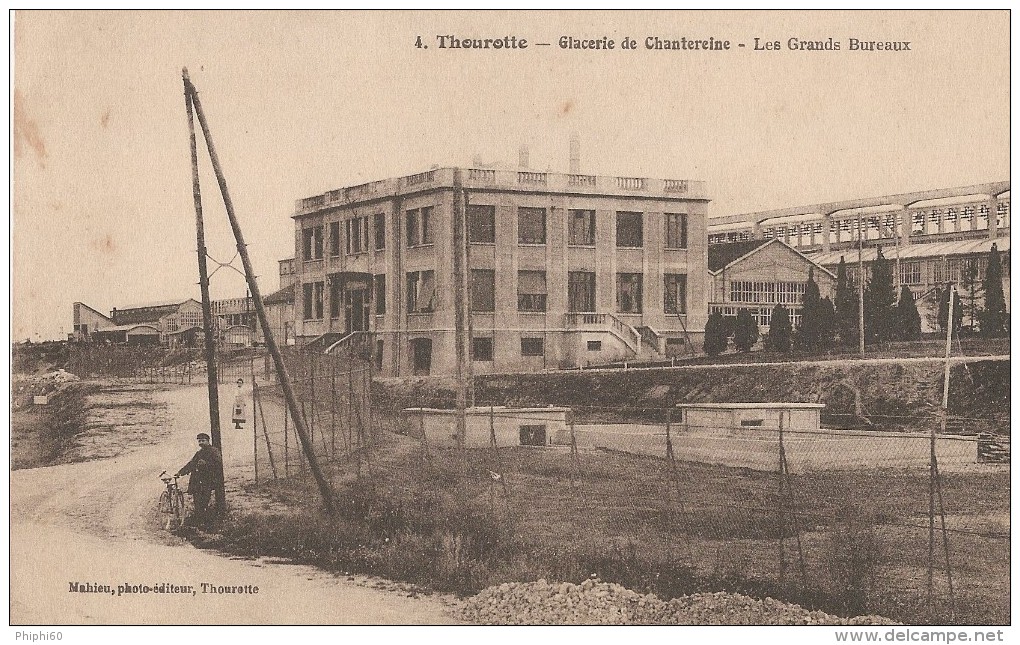 THOUROTTE  -  60  -  Glacerie De Chantereine - Les Grands Bureaux - Thourotte