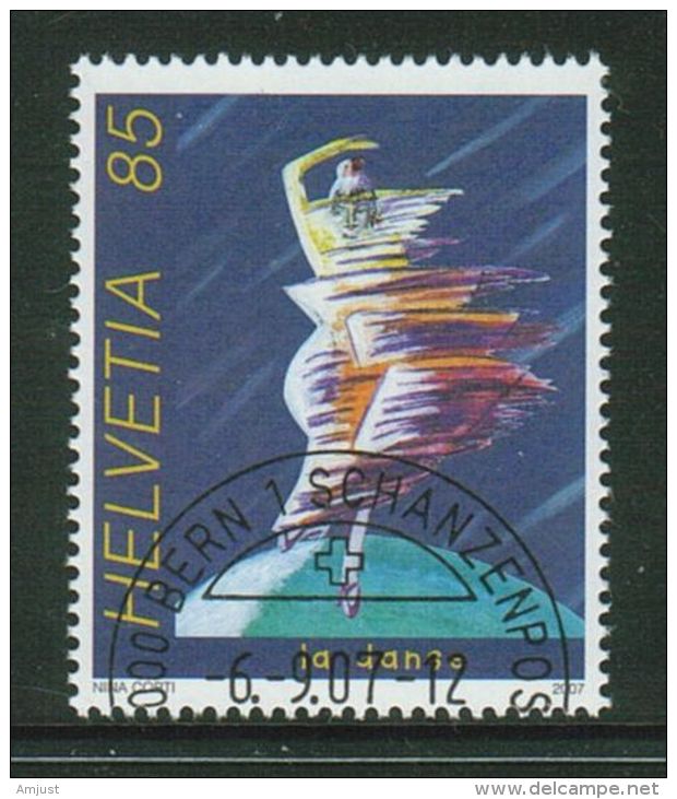 Suisse // Schweiz// Switzerland// 2007  // La Dance  No. 1247 - Used Stamps