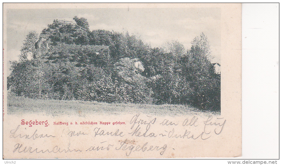 AK Segeberg - Kalkberg V. D. Nördlichen Kuppe Gesehen - 1899 (25670) - Bad Segeberg