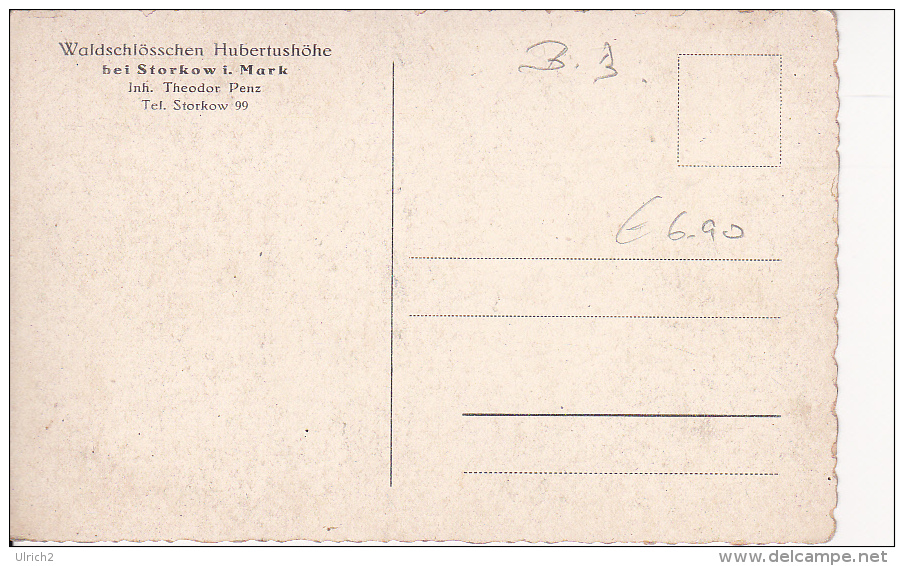 AK Storkow - Waldschlösschen Hubertushöhe (25677) - Storkow