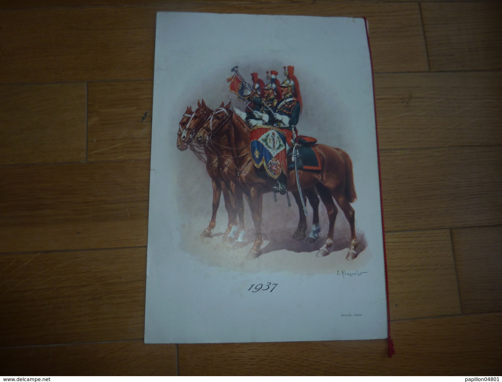 CHEVAL EQUITATION PROGRAMME CONCOURS HIPPIQUE DE PARIS GRAND GALA MILITAIRE 1937 - Dessins Rousselot - Programmes