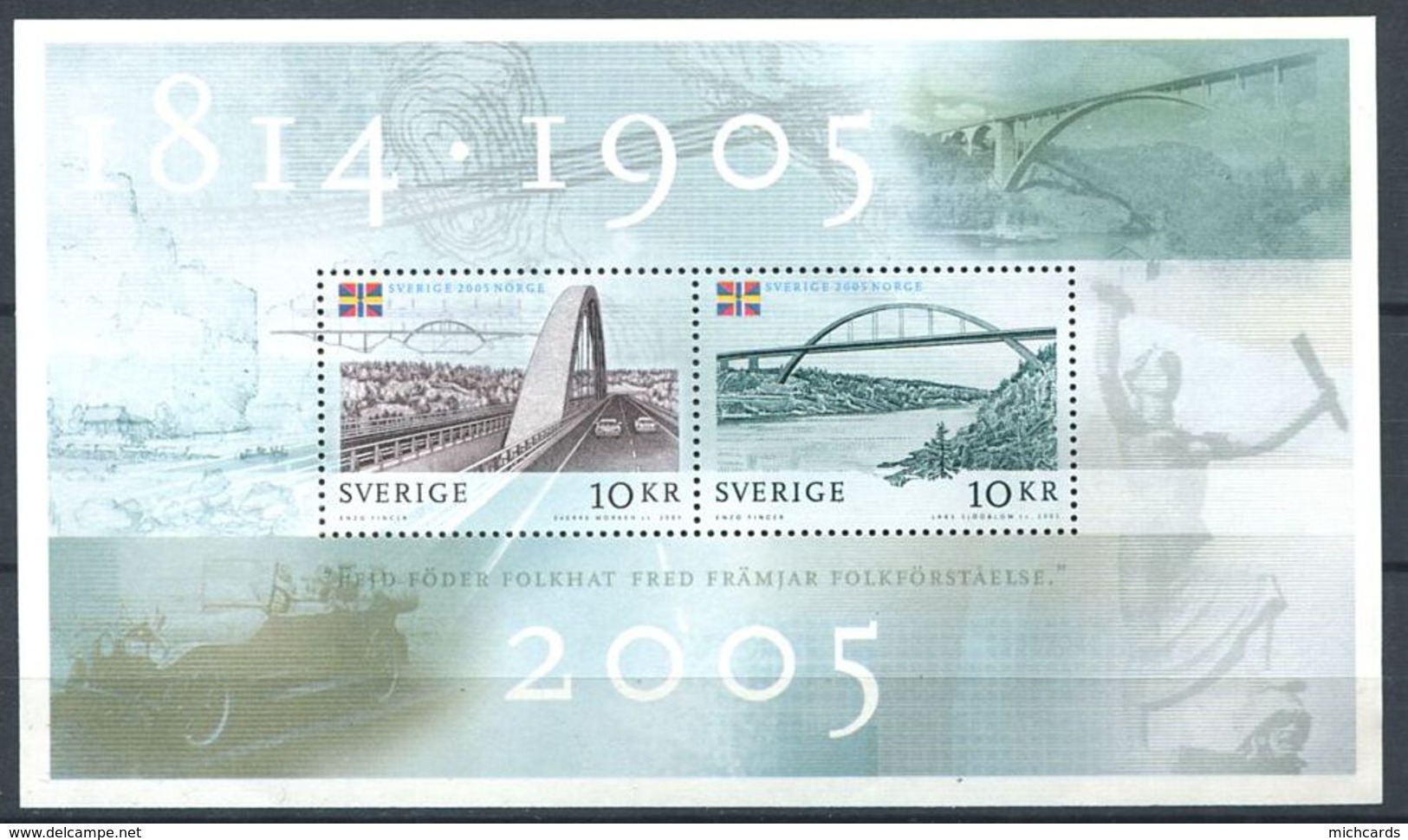 180 SUEDE 2005 - Yvert BF 29 - Pont - Neuf ** (MNH) Sans Trace De Charniere - Ongebruikt