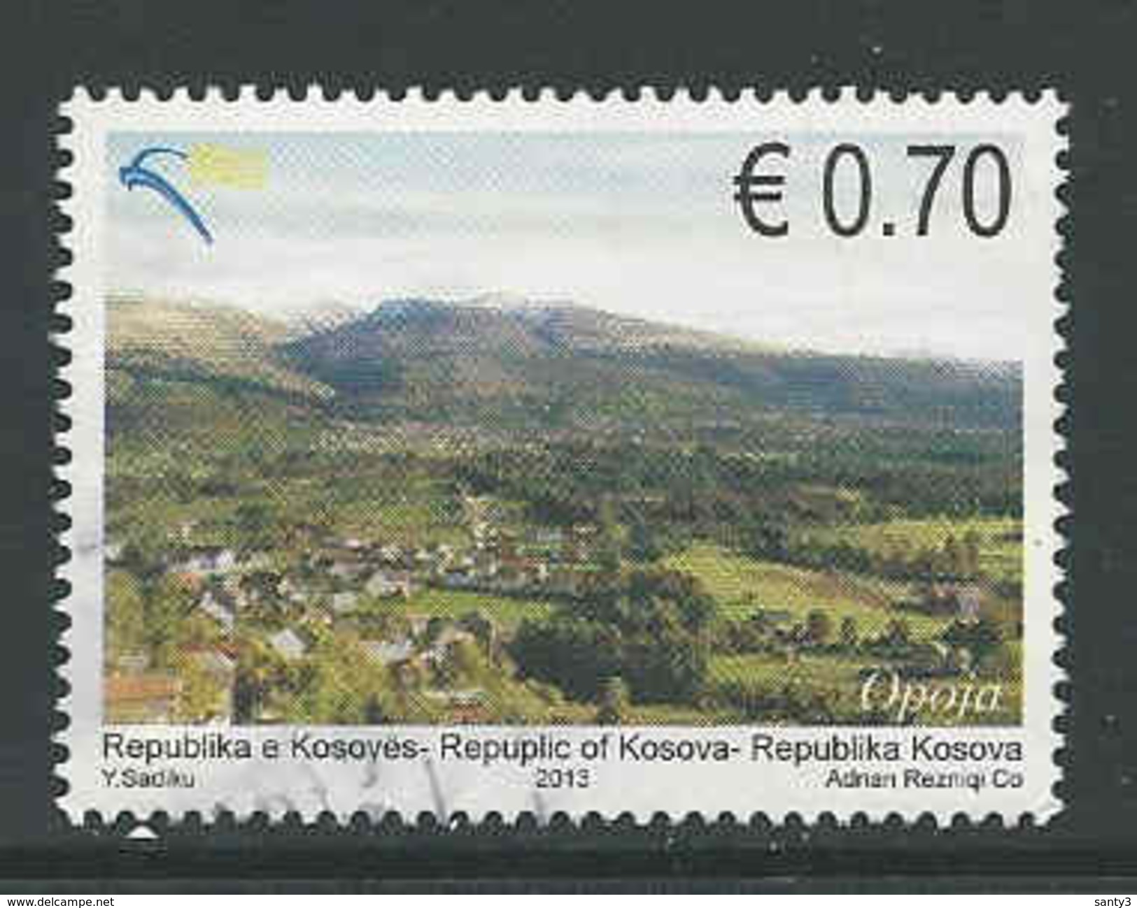 KOSOVO, Yv 138  Jaar 2013  Gestempeld,  Zie Scan - Kosovo