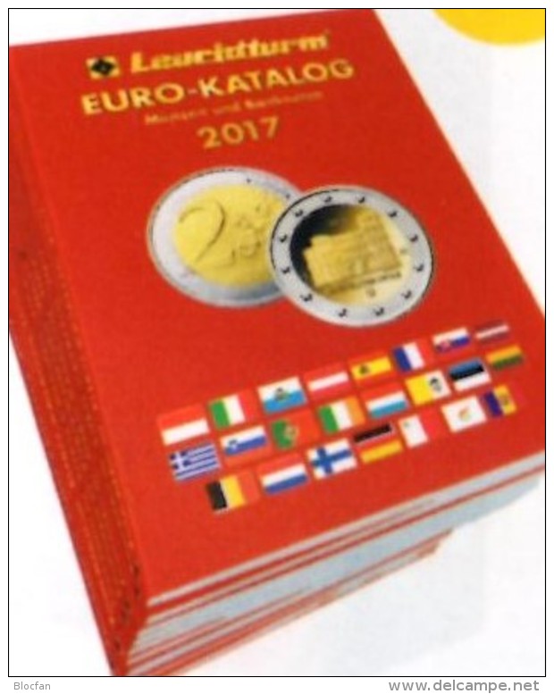 Neue Auflage EURO Münz Katalog Deutschland 2017 Neu 10€ Für Numis-Briefe/Numisblätter Mit Banknoten Catalogue Leuchtturm - Matériel Et Accessoires