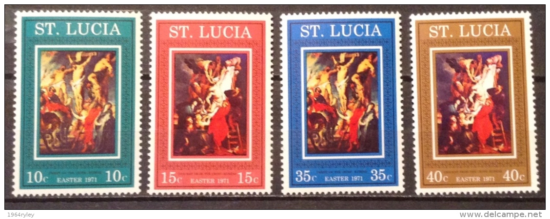 St Lucia  1971   MNH**  - # 290/293 - St.Lucia (...-1978)