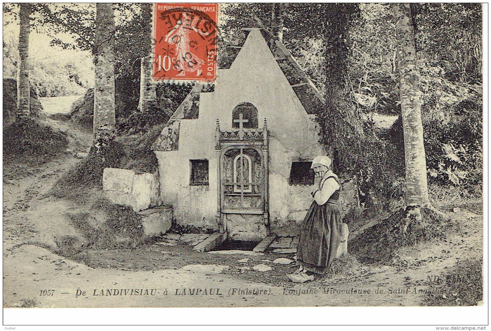 De Landivisiau  A Lampaul Fontaine Miraculeuse  De Saint Anasthase - Landivisiau