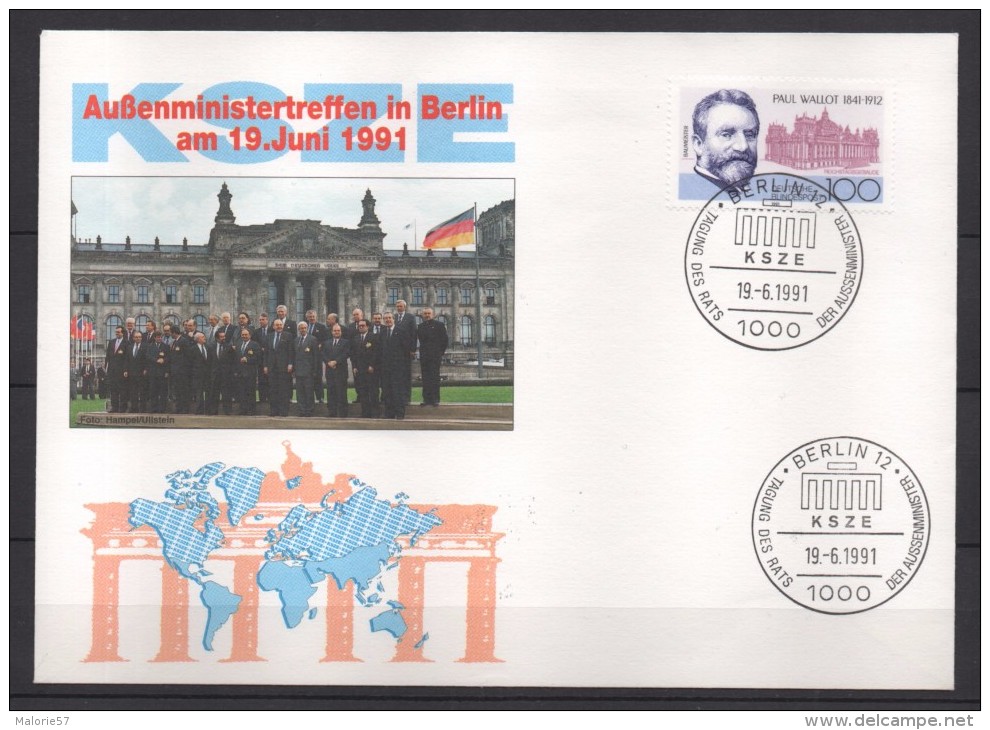 Enveloppe Allemagne  1991 Oblitéré - 1991-2000