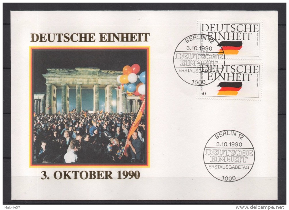 Enveloppe Allemagne  1990 Oblitéré - 1981-1990